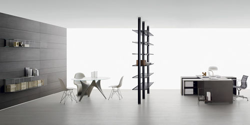 Bureau de direction - CORNER - Citterio - contemporain / en bois / avec rangement