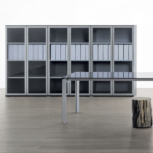 Armoire de classement basse - MODULAR BOX - Citterio - en bois / à tiroirs / contemporaine