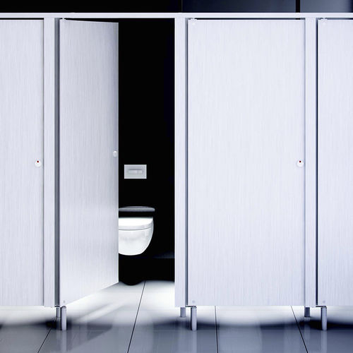 Cabine sanitaire en HPL - ICON  - Thrislington Cubicles - en verre / en bois / en inox