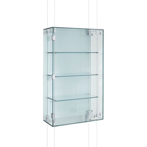 Vitrine contemporaine - CMC002 - Shopkit - murale / en verre / en aluminium