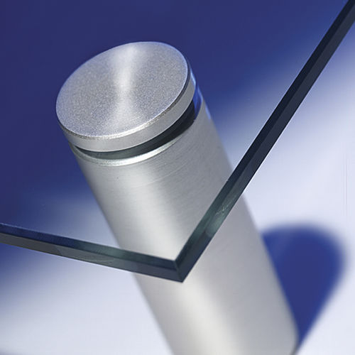 Pince à verre en métal - DRILLED - Shopkit - pour panneaux / pour mur