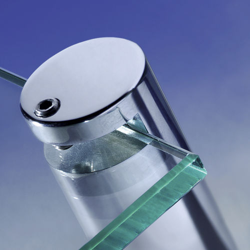 Pince à verre en métal - EDGE FIXED  - Shopkit - pour panneaux / pour mur