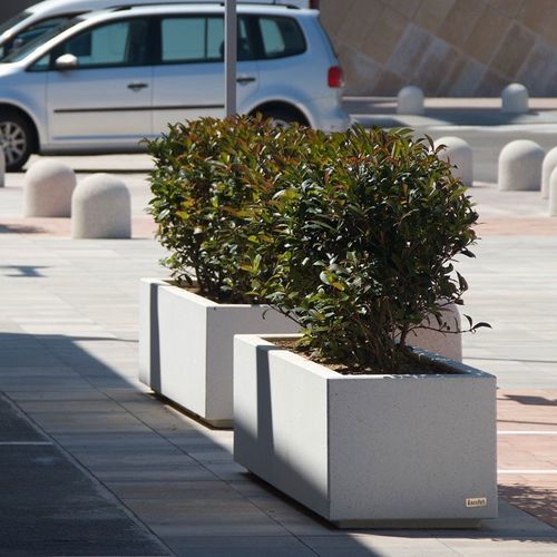 Jardinière en béton - BOX - Escofet - rectangulaire / carrée / modulable