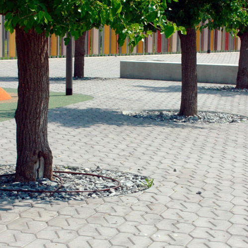 Pavé en béton - HUELLA - Escofet - extérieur / pour parking / de terrasse