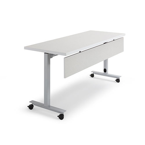 Table d'enseignement contemporaine - SKWARE - Versteel - en bois / rectangulaire / à roulettes