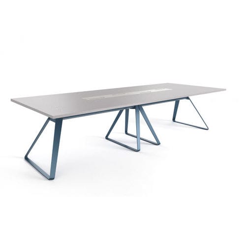 Table de réunion contemporaine - Aerie - Versteel - en placage de bois / en MDF / en stratifié