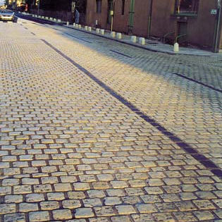 Pavé en pierre reconstituée - G158 - Girpav - carrossable / pour espace public / en matières recyclées