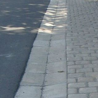 Caniveau double pente - GCANE1 D - Girpav - en pierre / pour espace public