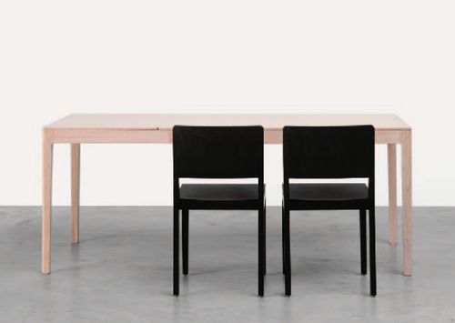 Table contemporaine - SHIRA - Bedont - en chêne / en hêtre / en MDF