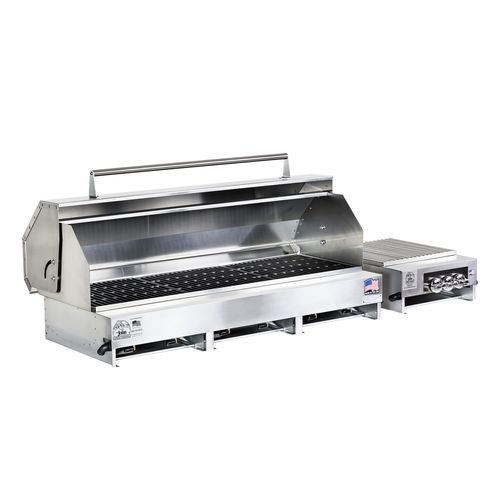 Gril à gaz - A3TS-LPCI - Big John Grills & Rotisseries - encastrable / professionnel / en acier inox