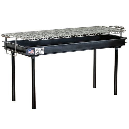 Gril à charbon - M-15AB - Big John Grills & Rotisseries - au sol / professionnel