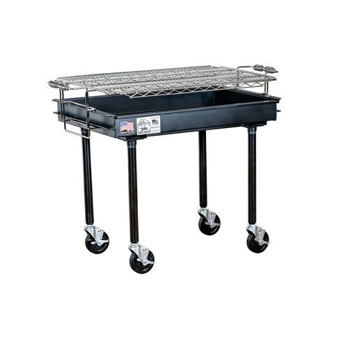 Gril à charbon - M-13B - Big John Grills & Rotisseries - au sol / professionnel