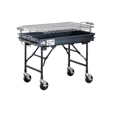 Gril à charbon - M-13FB - Big John Grills & Rotisseries - au sol / professionnel