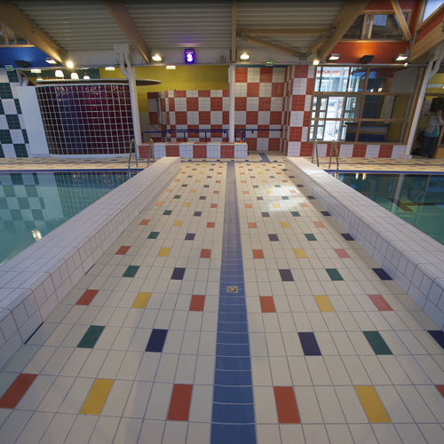 Carrelage en grès cérame - OCEAN - Casalgrande Padana - émaillé / satiné / rainuré