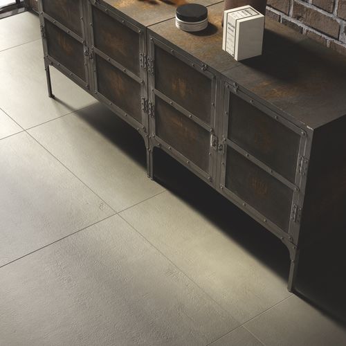 Carrelage en grès cérame - BETON MUD - Casalgrande Padana - poli / à relief / d'intérieur