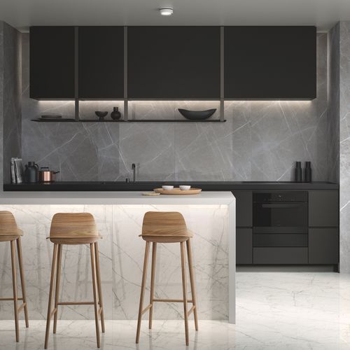 Carrelage en grès cérame - STATUARIETTO - Casalgrande Padana - poli / brillant / d'intérieur