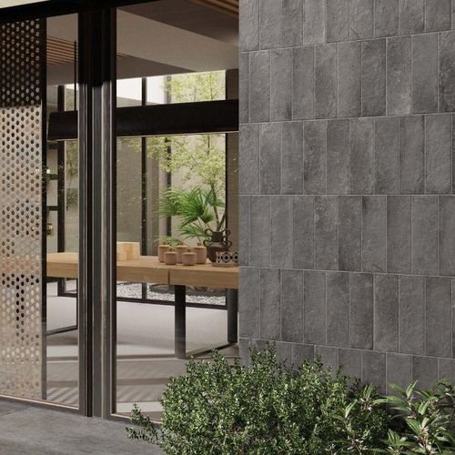 Carrelage en grès cérame - MURETTO LAVA - Casalgrande Padana - finition naturelle / d'intérieur / de salle de bain