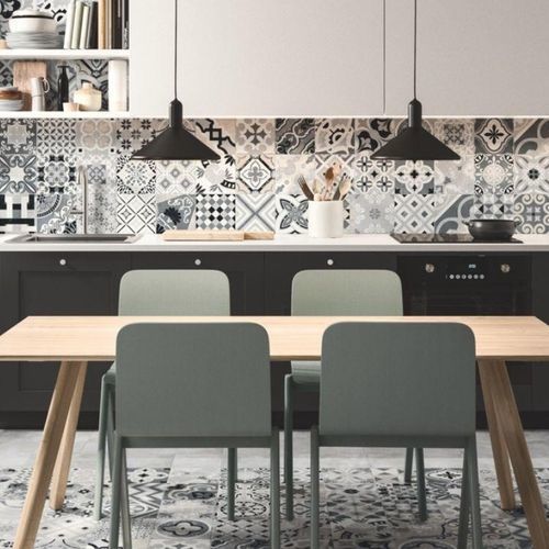 Carrelage en grès cérame - CEMENTINA MULTICOLOR GRIGIA MIX  - Casalgrande Padana - mat / d'intérieur / de salle de bain