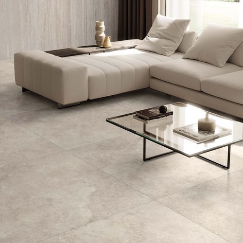 Carrelage en grès cérame - Pietra Tiburtina Palatino Cross - Casalgrande Padana - finition naturelle / lisse / d'intérieur