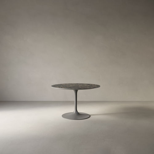 Table design minimaliste - Ellipse.120 - Casalgrande Padana - en grès cérame / ronde / ovale