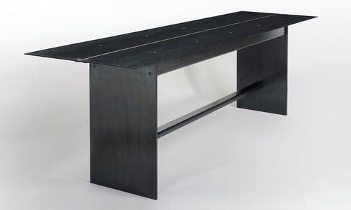 Table mange-debout contemporaine - FOGLIA - TRISS - en acier / rectangulaire / résidentielle