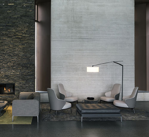 Lampe sur pied - Balance - VIBIA LIGHTING - en aluminium / en acier / en métal chromé
