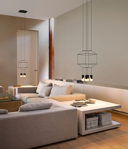 Suspension - Wireflow - VIBIA LIGHTING - en aluminium / en acier / contemporaine