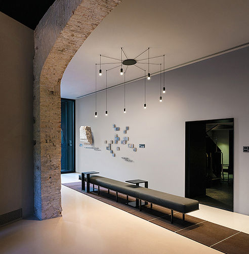 Suspension - Wireflow Free-form - VIBIA LIGHTING - en aluminium / en acier / contemporaine