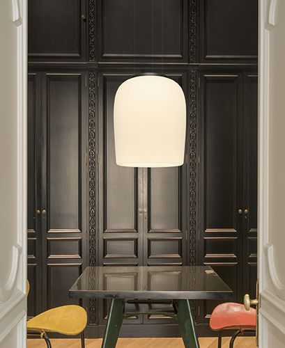 Suspension - Ghost - VIBIA LIGHTING - en acier / en verre opalescent / contemporaine