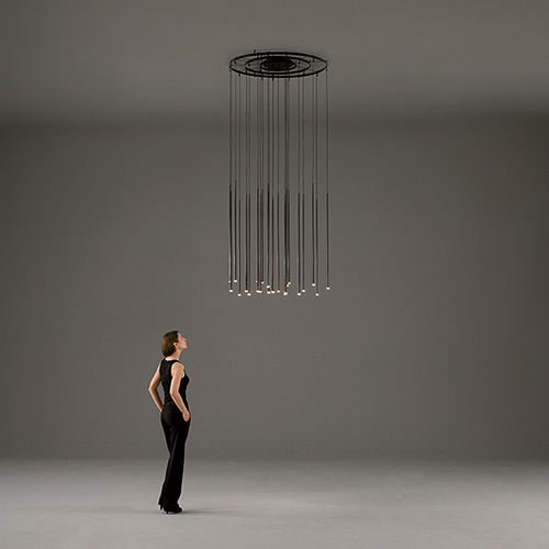 Suspension - Slim - VIBIA LIGHTING - en acier / en verre / en fibre de carbone