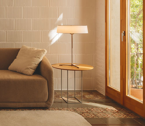 Lampe en parchemin - Dama - VIBIA LIGHTING - de table / en aluminium / en acier