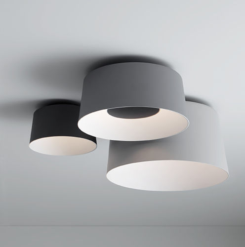 Plafonnier contemporain - Tube - VIBIA LIGHTING - rond / en aluminium / à LED