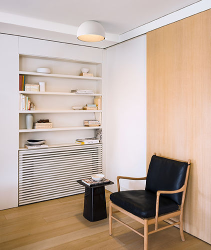 Plafonnier contemporain - Duo - VIBIA LIGHTING - rond / en chêne / à LED