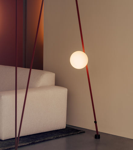 Lampe sur pied - Plusminus - VIBIA LIGHTING - en aluminium / en polycarbonate / en polyester
