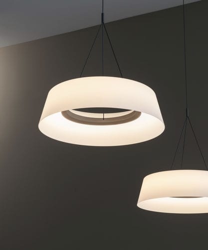 Suspension - Lily - VIBIA LIGHTING - en aluminium / en opale / contemporaine