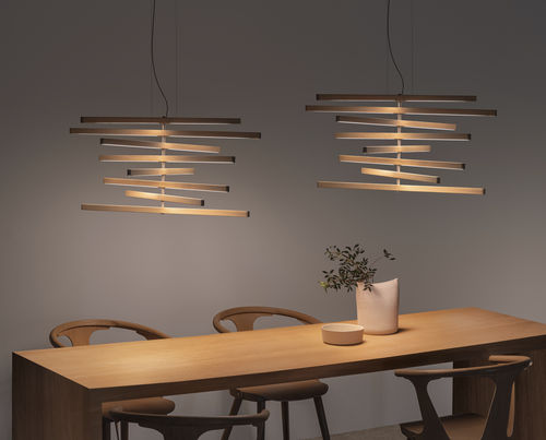 Suspension - Rhythm Vertical  - VIBIA LIGHTING - en acier / en polycarbonate / en polyamide