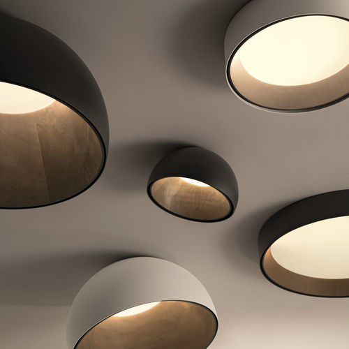 Plafonnier contemporain - Duo Petra - VIBIA LIGHTING - rond / ovale / en aluminium