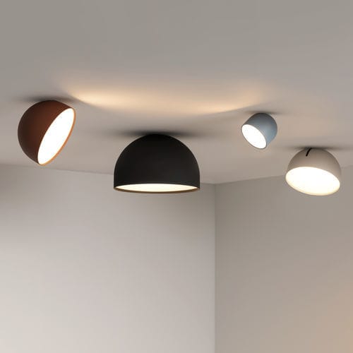 Plafonnier contemporain - Plusminus Solo - VIBIA LIGHTING - circulaire / en aluminium / en polycarbonate