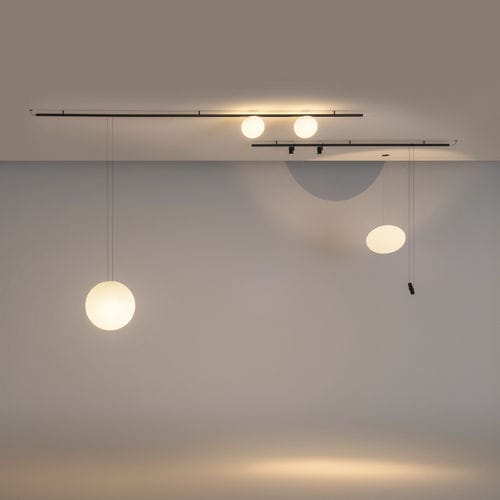 Plafonnier contemporain - Circus  - VIBIA LIGHTING - rond / linéaire / ovale