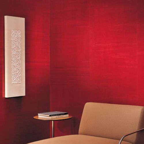 Papier peint contemporain - WEATHERED WALLS™ - Maya Romanoff - uni / aspect tissu / fait main