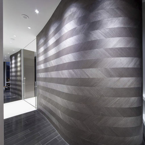 Papier peint classique - AJIRO CHEVRON™ - Maya Romanoff - en bois / uni / aspect bois