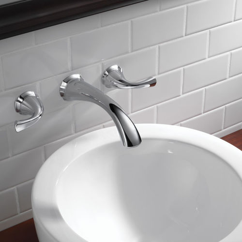 Mélangeur de vasque - ADDISON® : 3592LF-WL - Delta - mural / en métal / de salle de bain