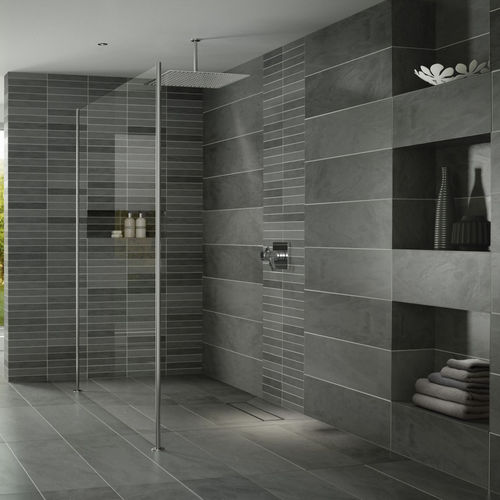 Pommeau de douche de plafond - TETRA 450 : ISH1107 - Delta - carré / pluie