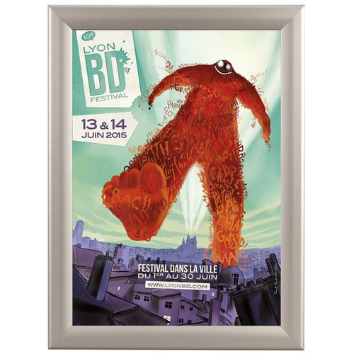 Panneau d'affichage mural - VAC950WP - EDIMETA - d'extérieur / solaire / en aluminium
