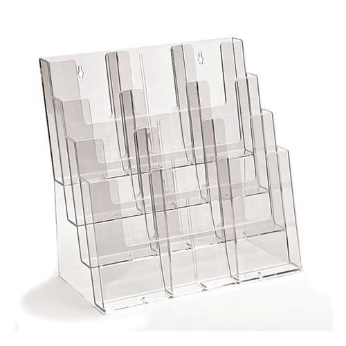 Porte-brochures sur plan - 478012 - EDIMETA - en plastique / professionnel