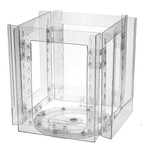 Porte-brochures sur plan - 444044 - EDIMETA - en plastique / professionnel / pivotant