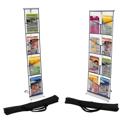 Porte-brochures autoportant - 215306N  - EDIMETA - en aluminium / pour commerce