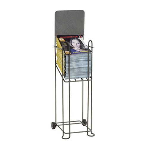 Porte-brochures en métal - 312301 - EDIMETA - pour commerce / à roulettes