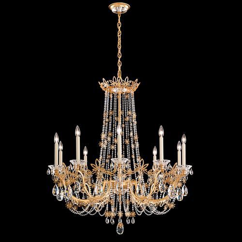 Lustre classique - FLORABELLA : RL1010N - Swarovski Lighting - en cristal / en métal