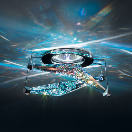 Plafonnier design original - 4 REFLEX: SRE415N - Swarovski Lighting - en cristal Swarovski® / halogène / dimmable